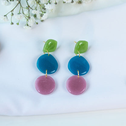 Color Stack – Ohrringe im Layer Look