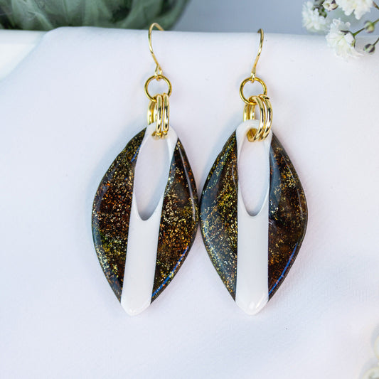 Olive Petal – Ohrringe