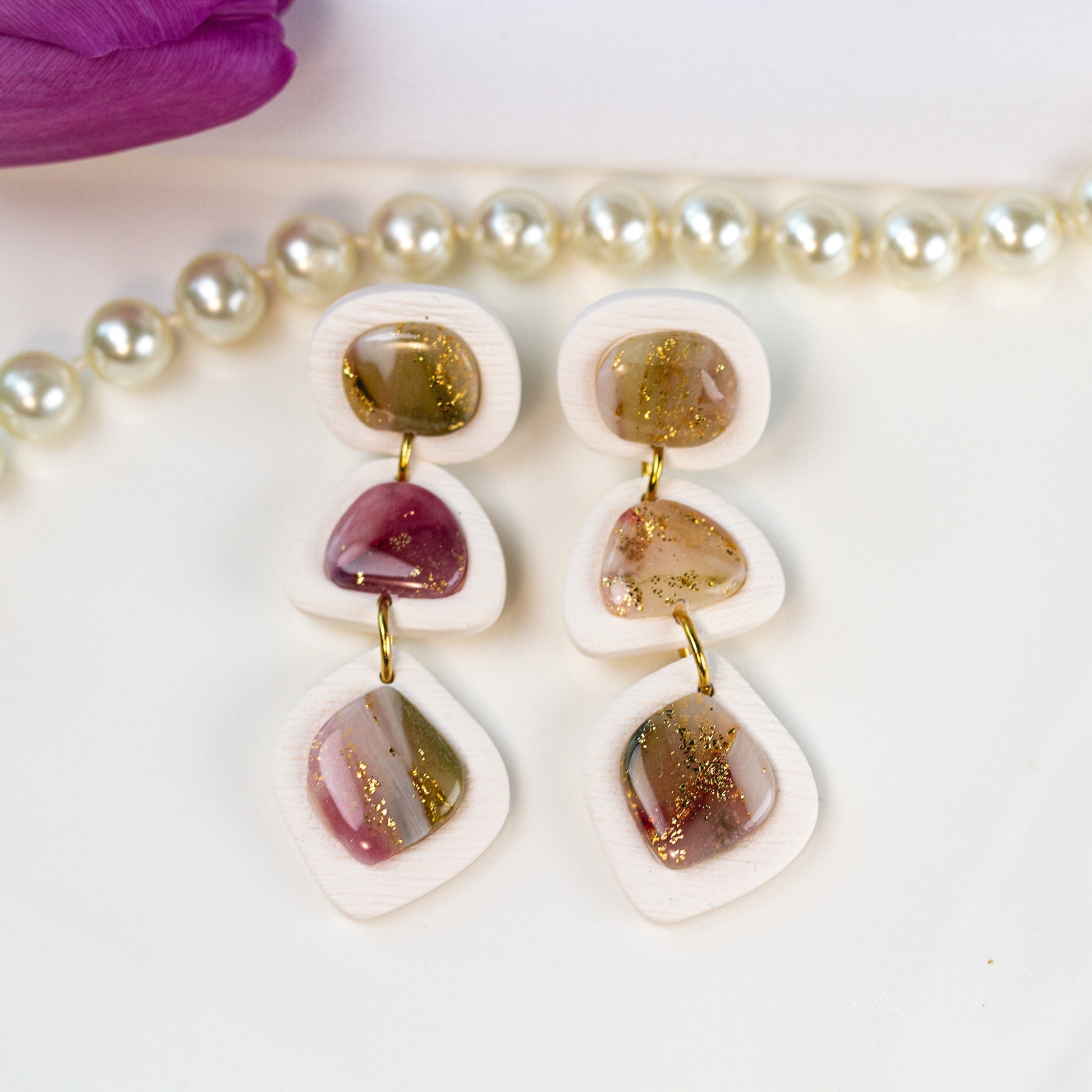 Berry Blossom Trio – Ohrringe