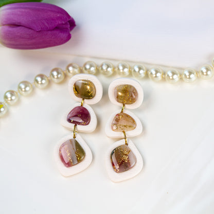 Berry Blossom Trio – Ohrringe