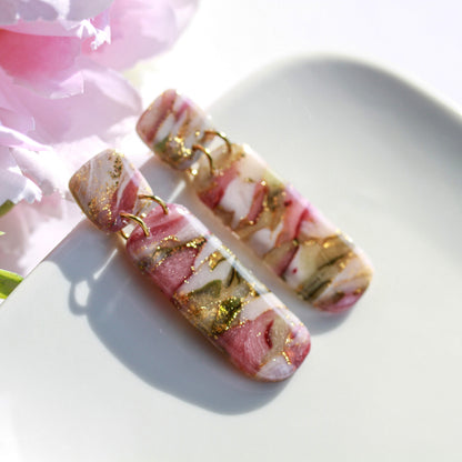 Berry Olive Blossom Bars – Ohrringe