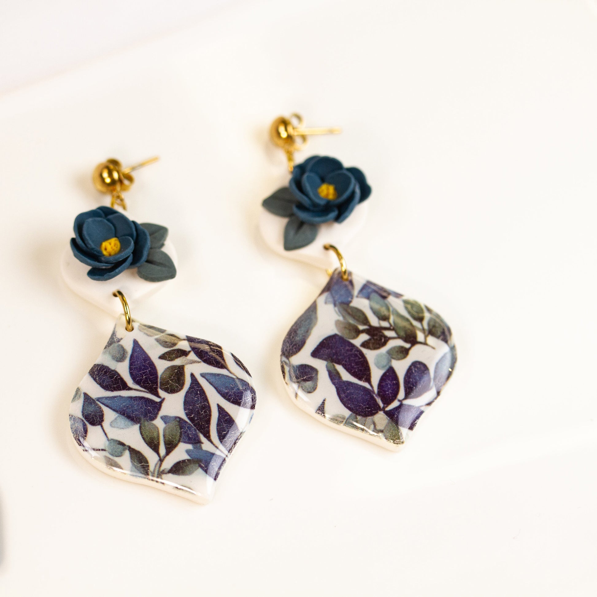 Midnight Bloom – Statement Ohrringe