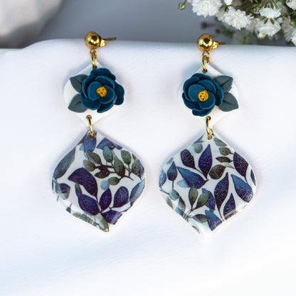 Midnight Bloom – Statement Ohrringe