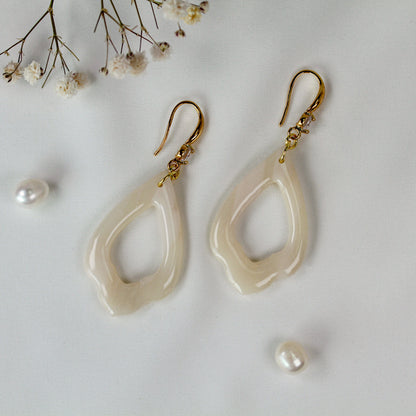 Nude Gold Veins – Ohrringe