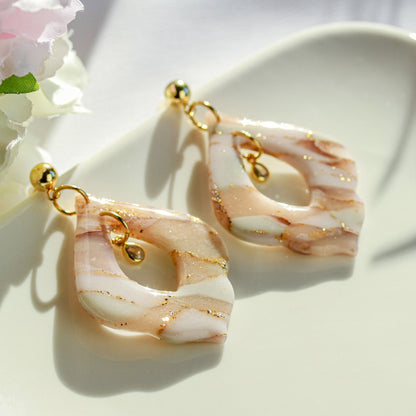Nude Crystal Bloom – Ohrringe