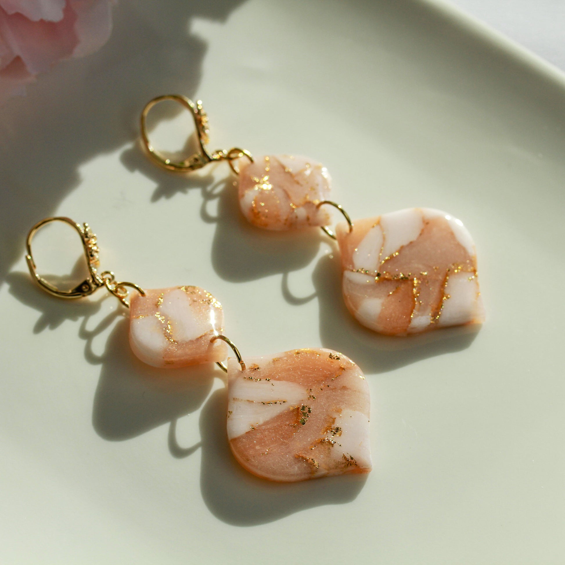Apricot Bloom – Ohrringe