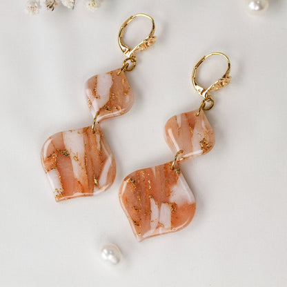 Apricot Bloom – Ohrringe