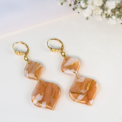 Apricot Bloom – Ohrringe