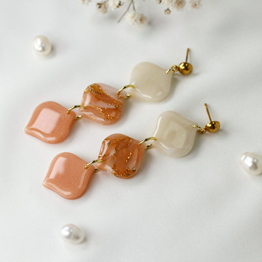 Apricot Bloom – Ohrringe
