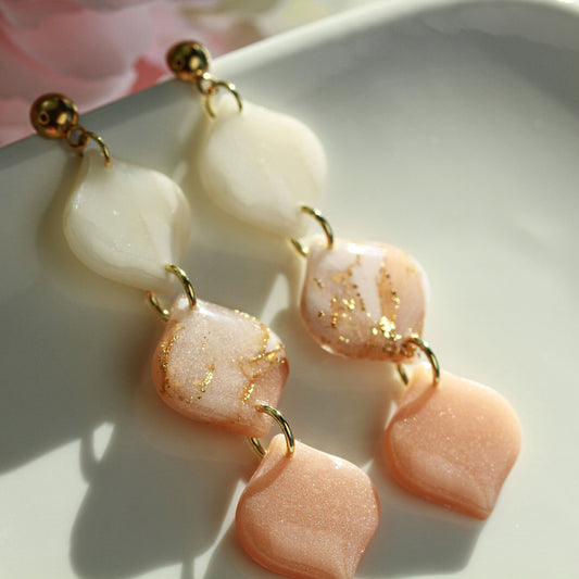 Apricot Bloom – Ohrringe