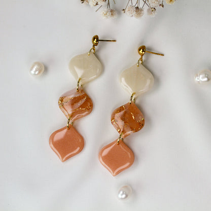 Apricot Bloom – Ohrringe