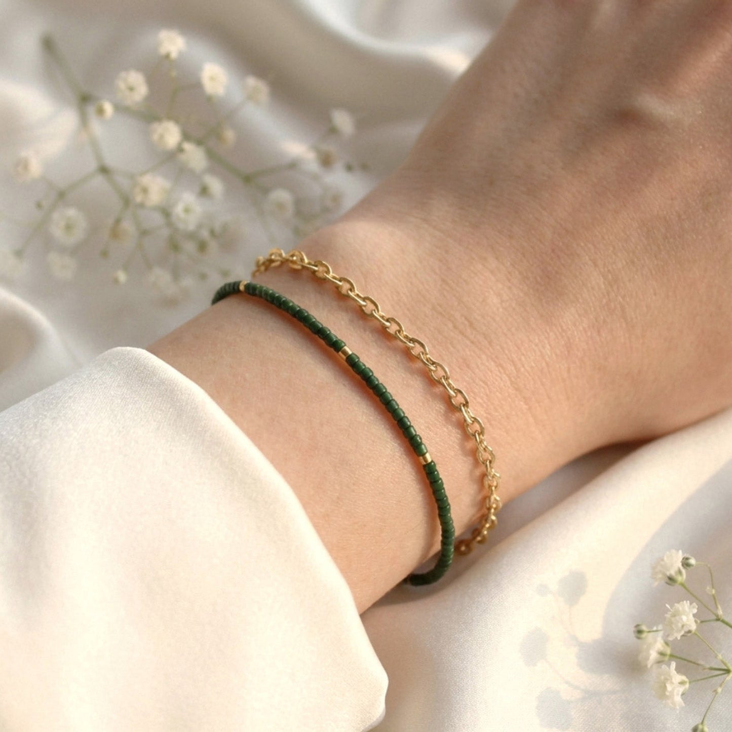 Verdant Glow – Armband