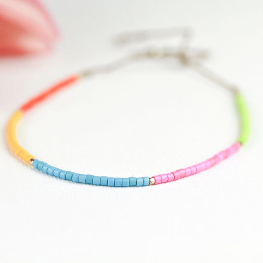 Rainbow Silk – Armband