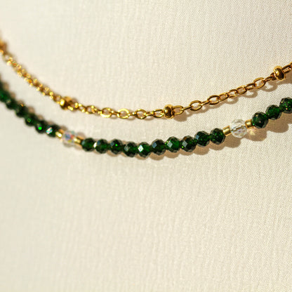 Verdant Star Glow – Grünes Schmuckset
