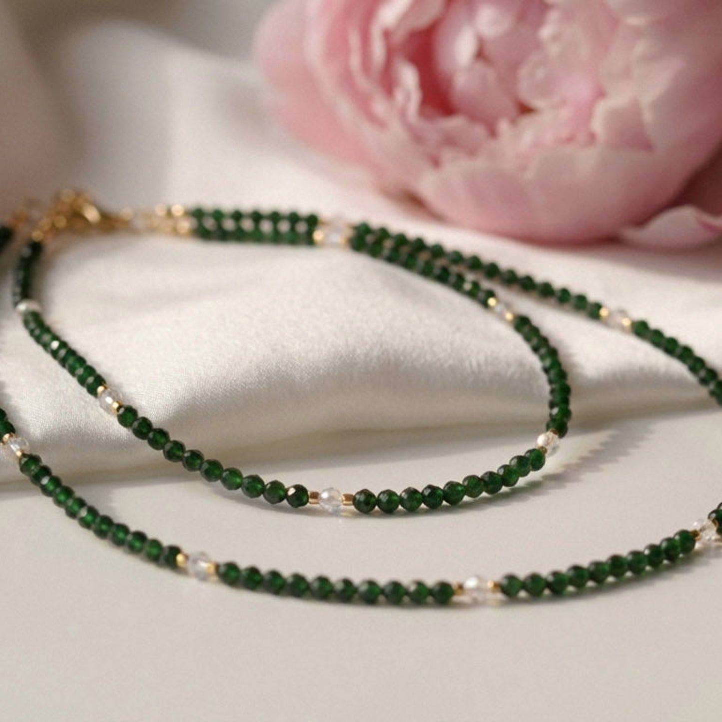 Verdant Star Glow – Grünes Schmuckset