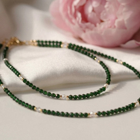 Verdant Star Glow – Grünes Schmuckset