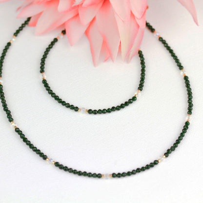 Verdant Star Glow – Grünes Schmuckset