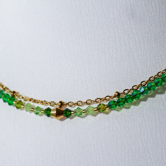 Green Crystal – Halskette