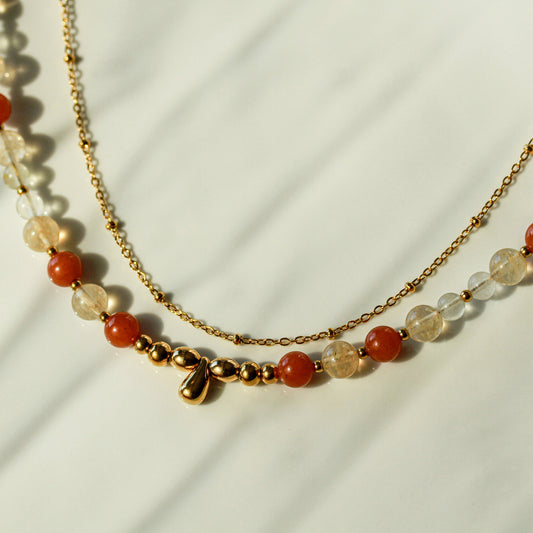 Sunstone Citrus Glow – Schmuckset