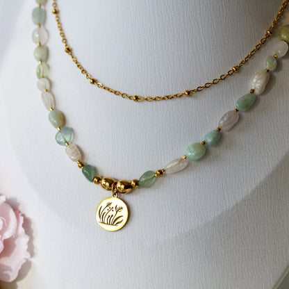 Morganite Meadow Duo – Schmuckset mit Morganit