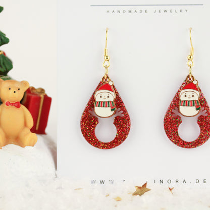 Festive Ruby Spark – Weihnachtsohrringe Kollektion