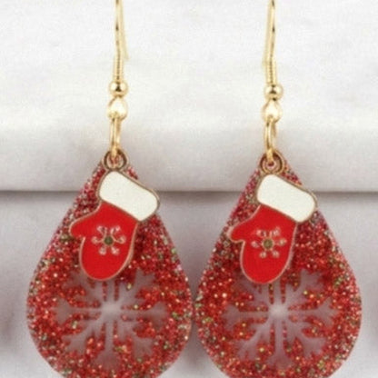Festive Ruby Spark – Weihnachtsohrringe Kollektion
