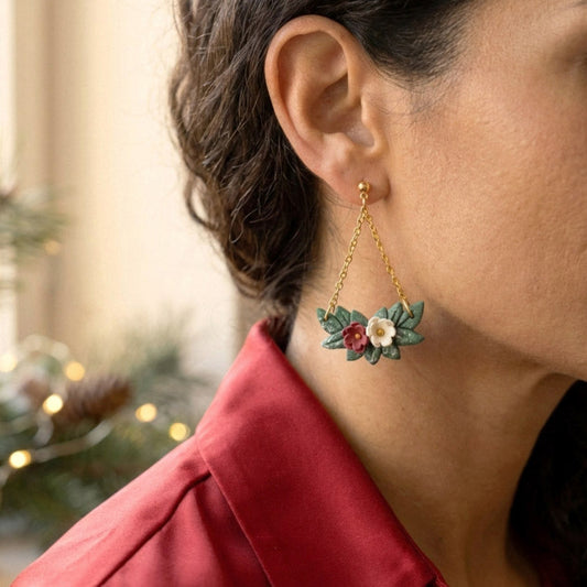 Mistletoe Bloom – Hängeohrringe
