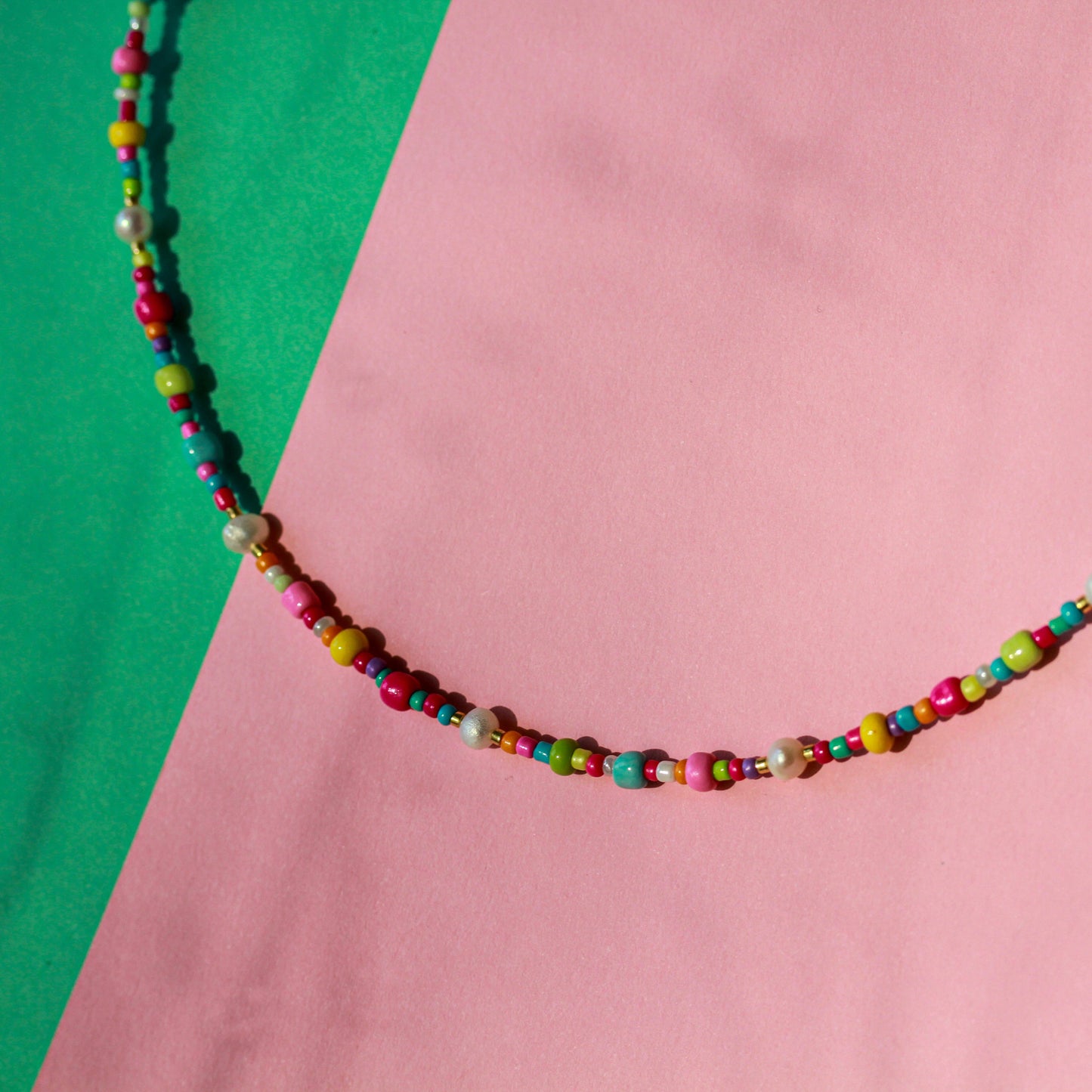 Rainbow Pearl – Halskette
