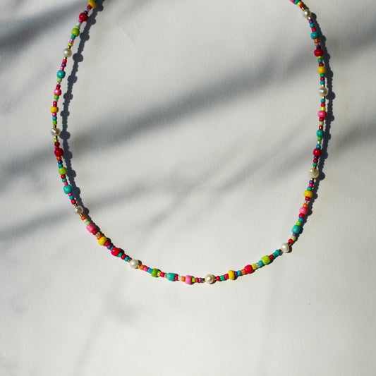 Rainbow Pearl – Halskette