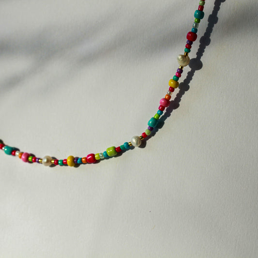 Rainbow Pearl – Halskette