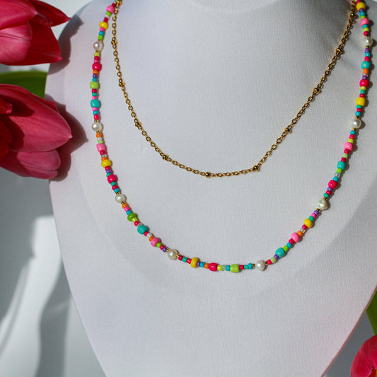 Rainbow Pearl – Halskette