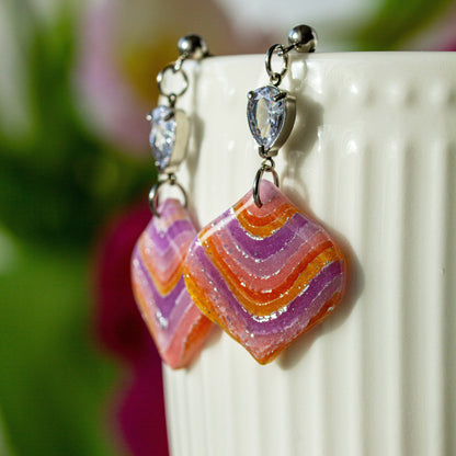Mystic Sunset Glow – Ohrringe