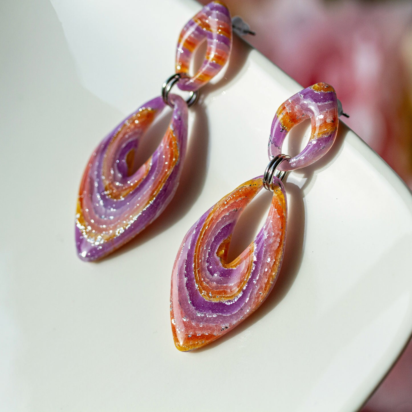 Mystic Sunset Glow – Ohrringe