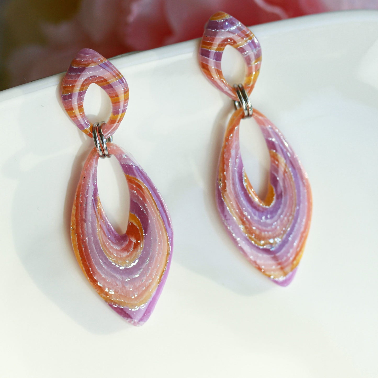 Mystic Sunset Glow – Ohrringe