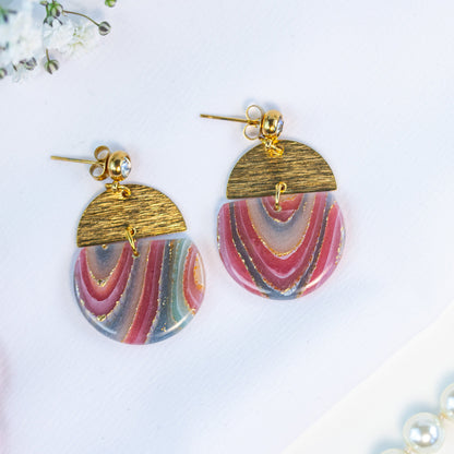 Rose Gilded Marble – Ohrringe