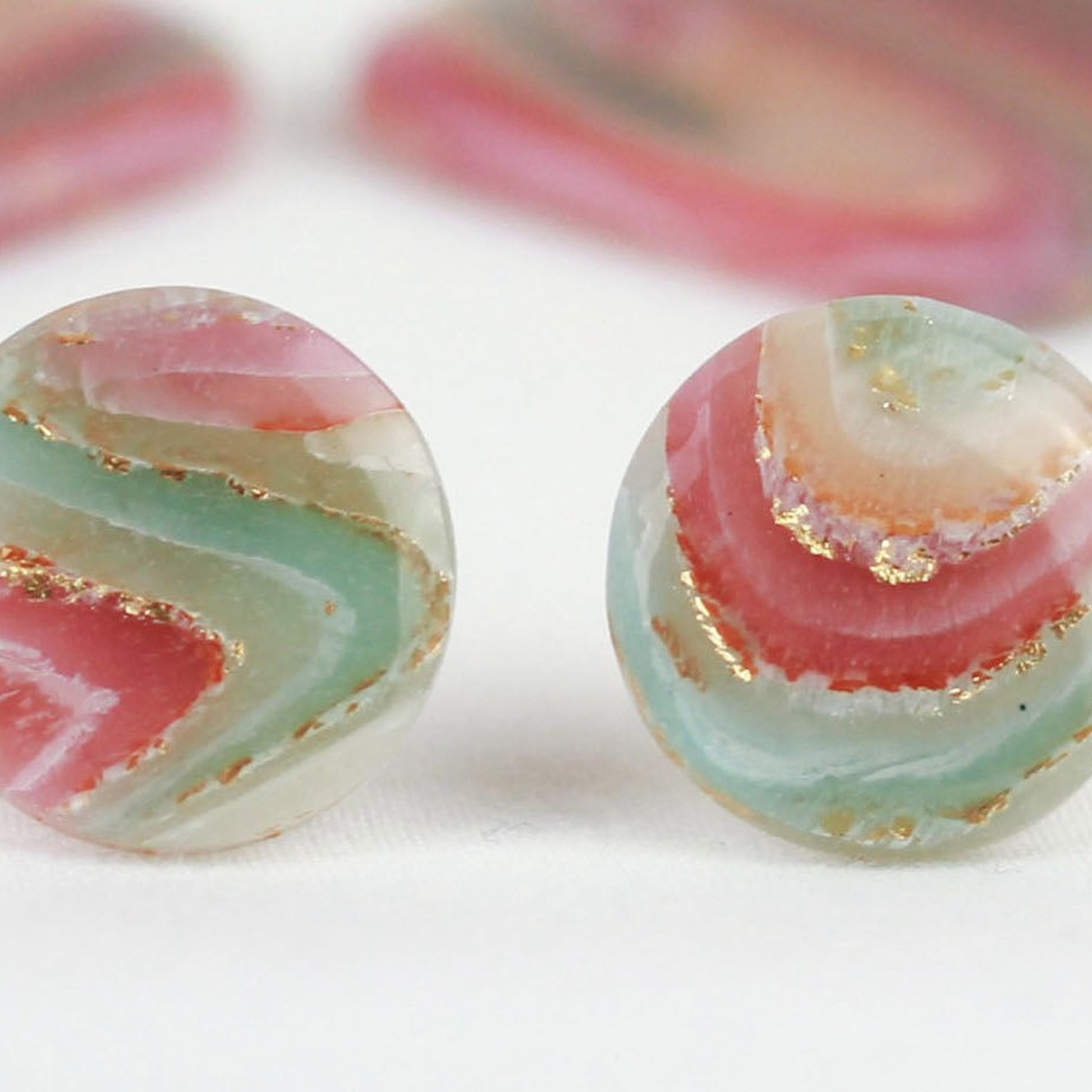 Rose Gilded Marble – Ohrringe