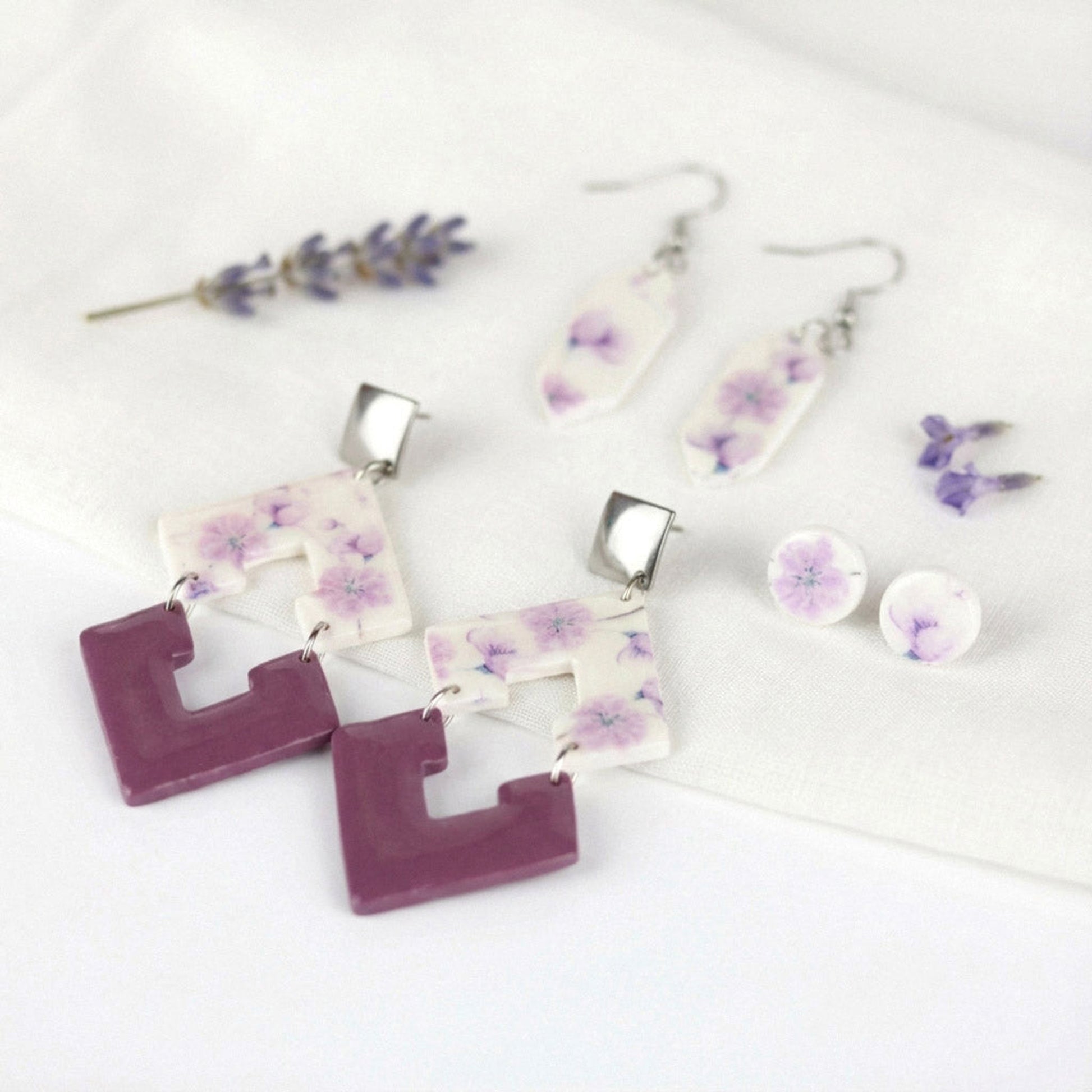 Mauve Bloom – Ohrringe