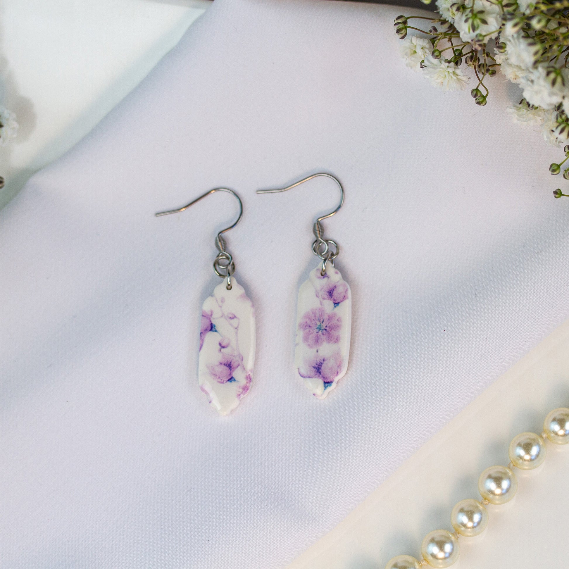 Mauve Bloom – Ohrringe
