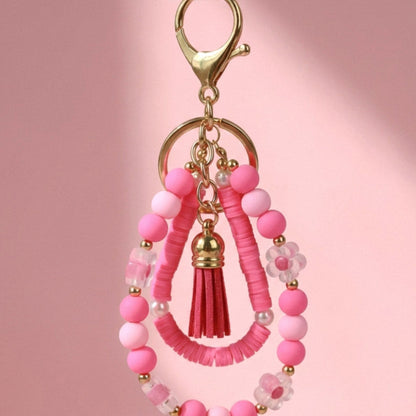 Happy Pink – Pinker Bag Charm mit verspielten Details