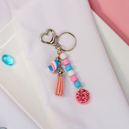 Marshy Donut – Verspielter Bag Charm mit Donut-Akzent