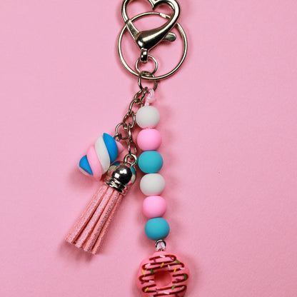 Marshy Donut – Verspielter Bag Charm mit Donut-Akzent