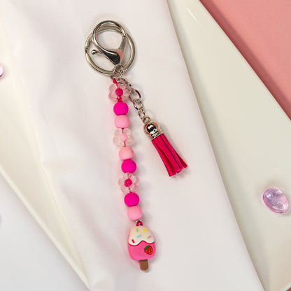 Creamy Charm – Verspielter Taschenanhänger in Eiscreme-Optik