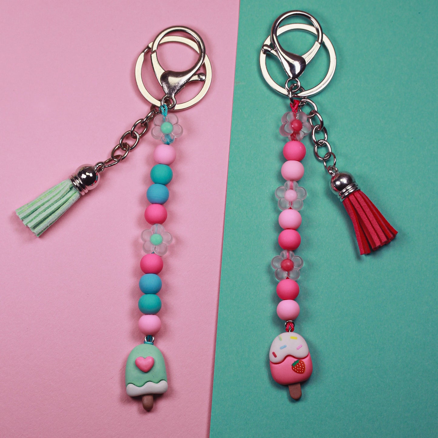 Creamy Charm – Verspielter Taschenanhänger in Eiscreme-Optik