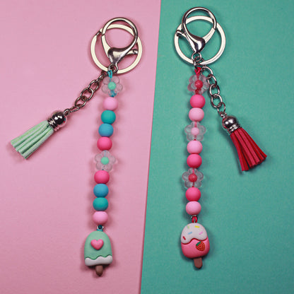 Creamy Charm – Verspielter Taschenanhänger in Eiscreme-Optik