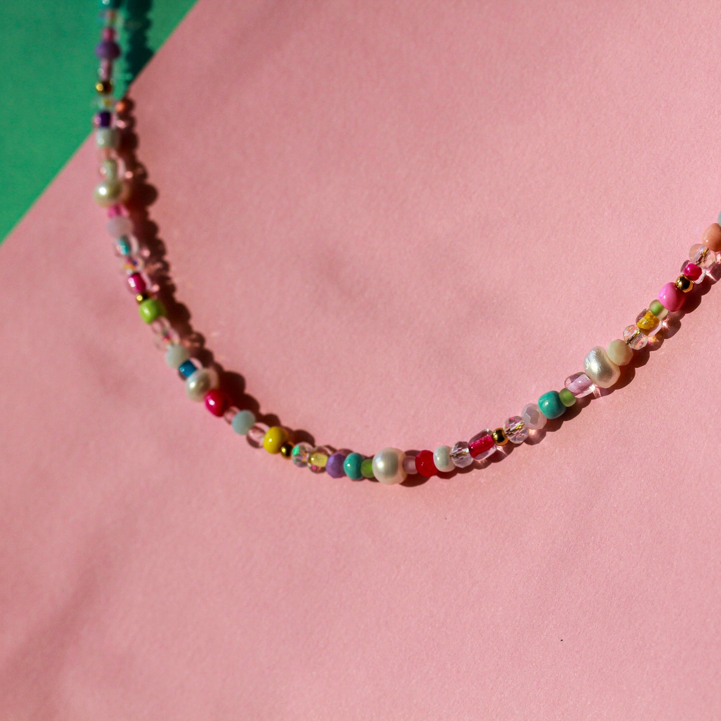 Rainbow Beads - Halskette