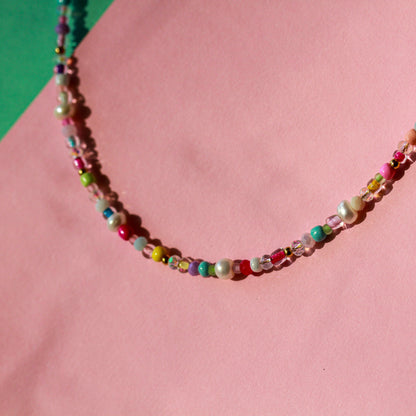 Rainbow Beads - Halskette
