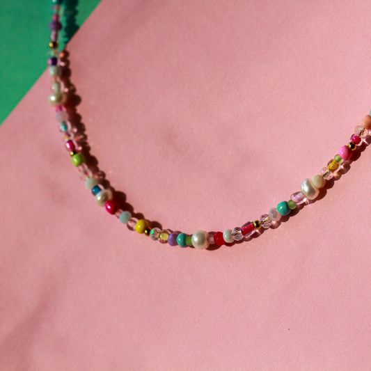 Rainbow Beads - Halskette