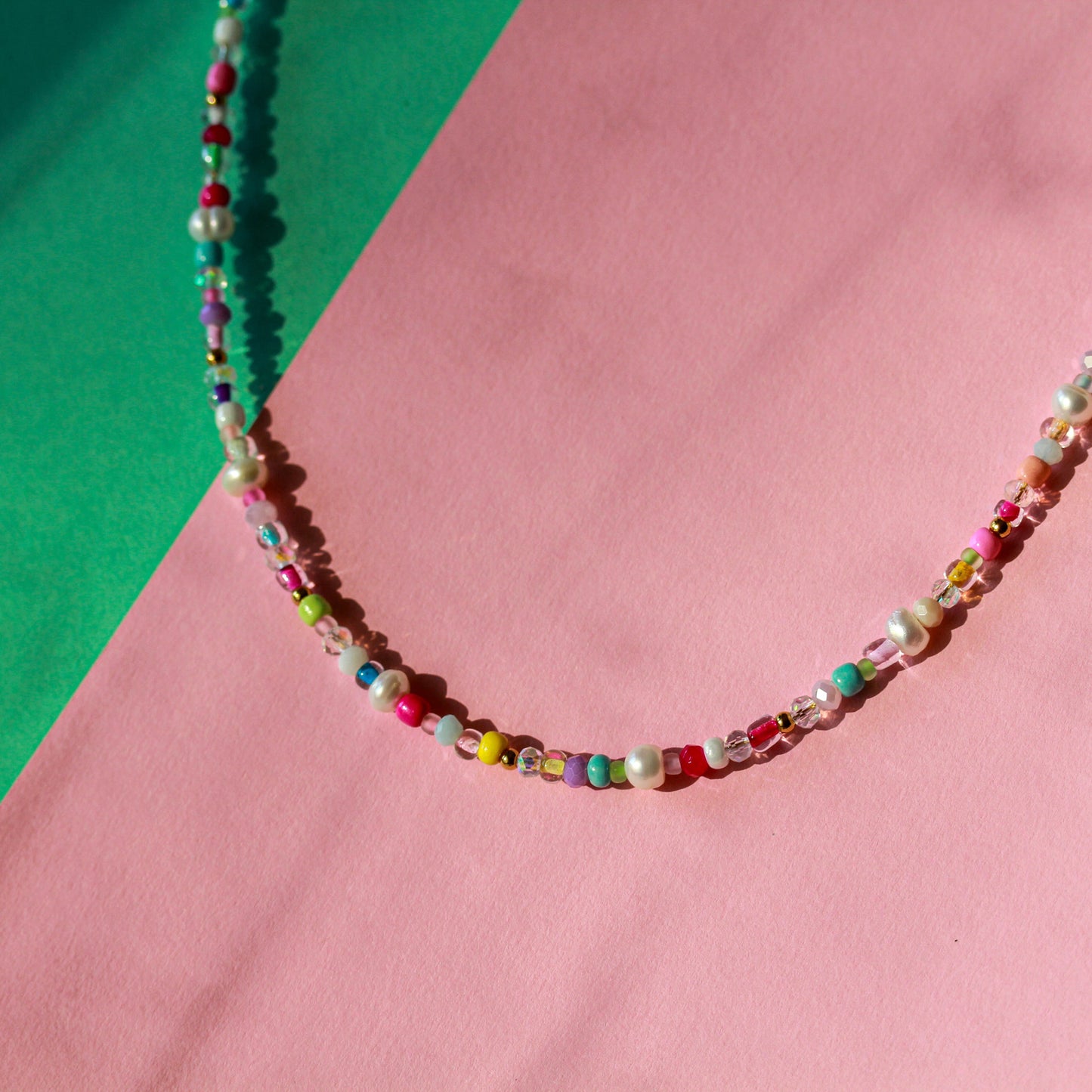 Rainbow Beads - Halskette