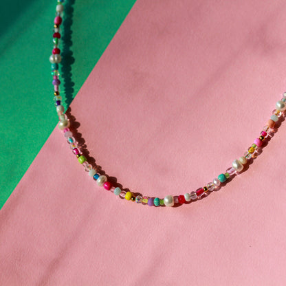 Rainbow Beads - Halskette
