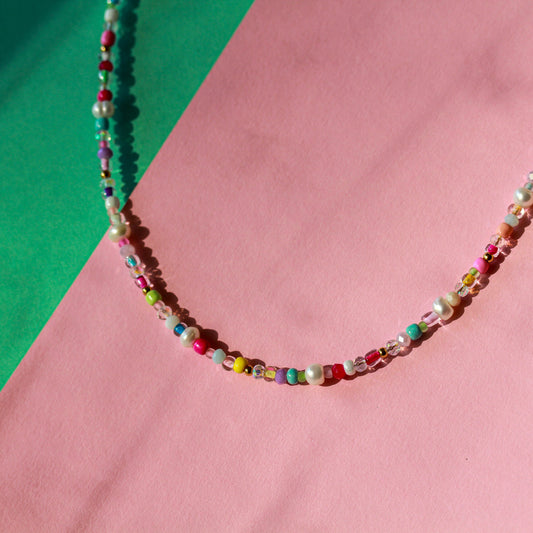 Rainbow Beads - Halskette